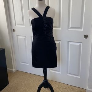 H&M WOMEN BLACK SHORT DRESS